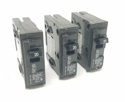 Siemens Q120 20-Amp Single Pole Type QP Circuit Breaker