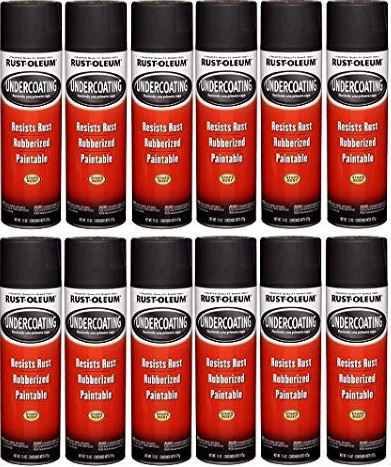 Rust-Oleum Black Undercoating 15 oz. (12 Pack)