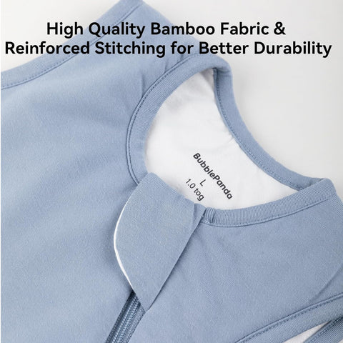 BubblePanda Rayon Made from Bamboo Sleep Sack 0-6 Months Newborn 1.0 Tog
