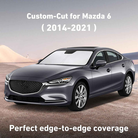 EcoNour Windshield Sunshade Compatible for Mazda 6 2014-2019 2020 2021