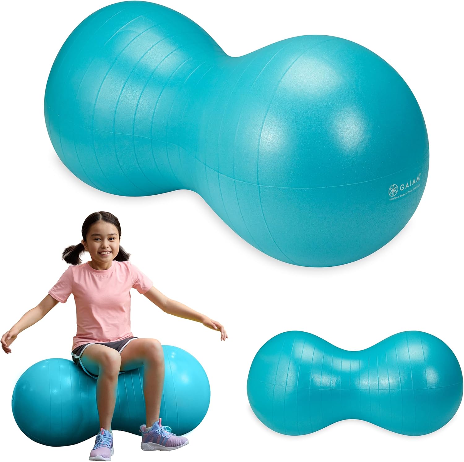 Gaiam Kids Peanut Ball Chair, Flexible Seating for Classroom