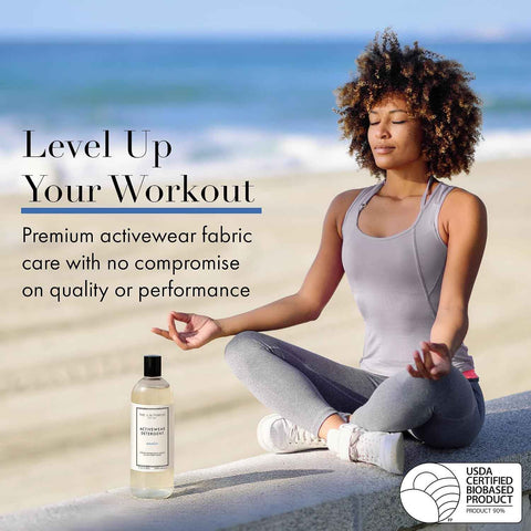 The Laundress Activewear Luxury Laundry Detergent, Marine Fragrance, 32 oz | 4-in-1 Enzyme Detergent for Workout Performance Fabrics, Fights Sweat Odors & Stains, 90% USDA Certified Biobased Product