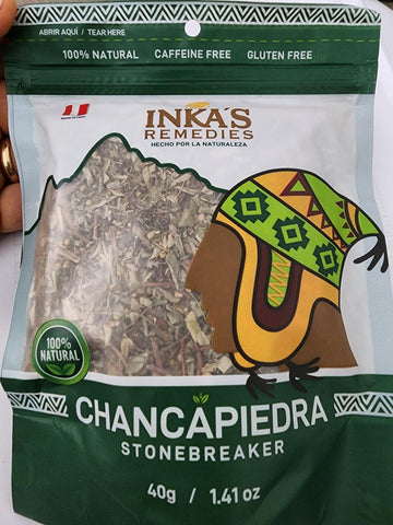 ChancaPiedra StoneBreaker Tea - Premium Organic Chanca Piedra Stone Breaker Tea - Natural Herbal Kidney Stone Crusher Infusion For Kidney Cleanse and Support 1.41 Oz- 40 Gr. (3 Pack)