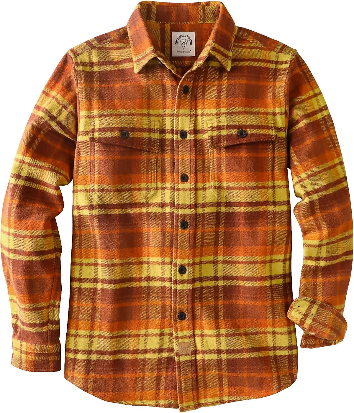 Dubinik® 13oz Ultra Heavyweight Flannel Shirt Men's Long Sleeve Button Down
