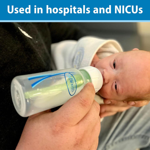 Dr. Brown's Narrow Anti-Colic Level T Baby Bottle Nipple, 0m+, 6-Pack
