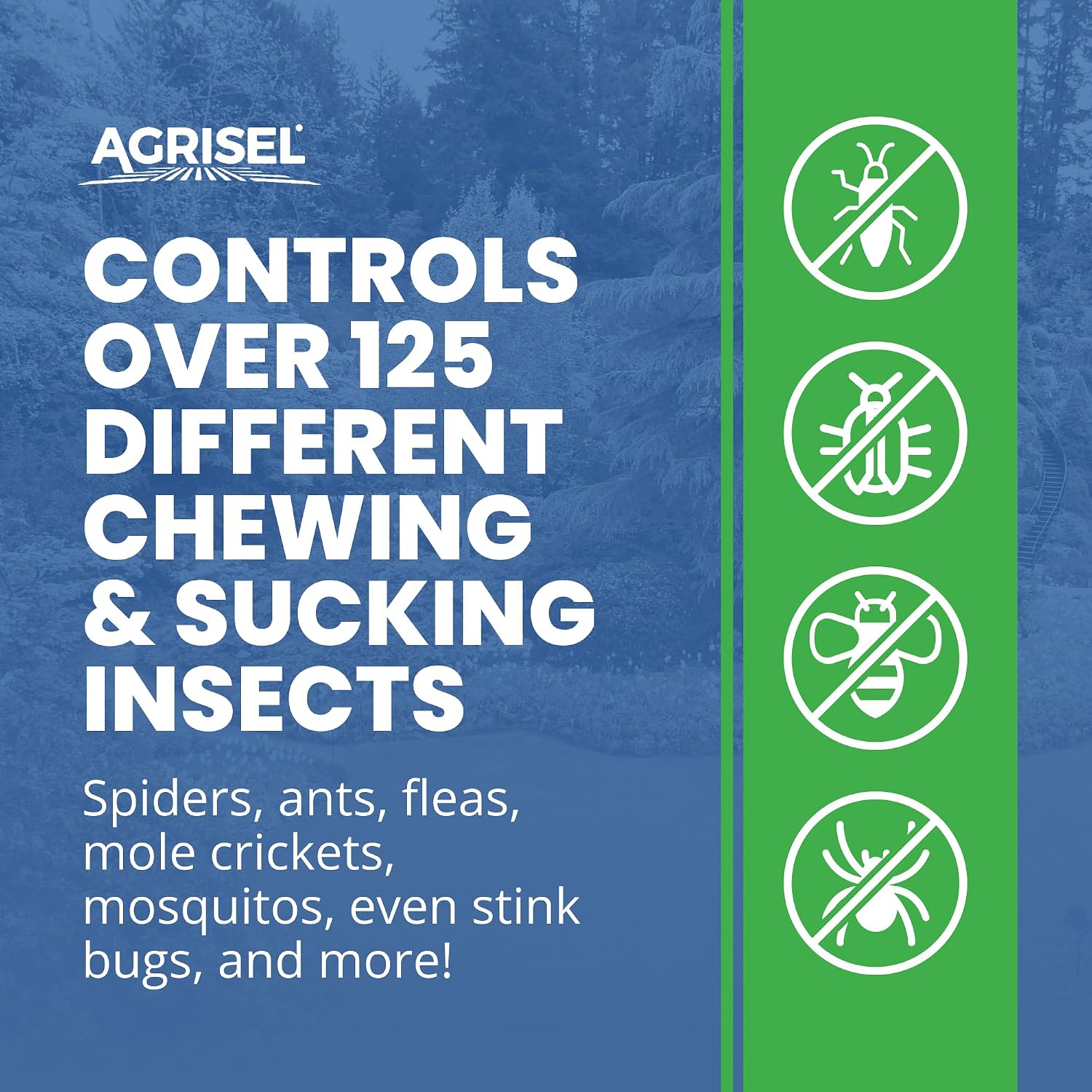 Agrisel Bifenthrin Pro 7.9, Insect Control, Safe for Plants & Crops, Insecticide, Effective Against 125+ Insects, 16 Ounces