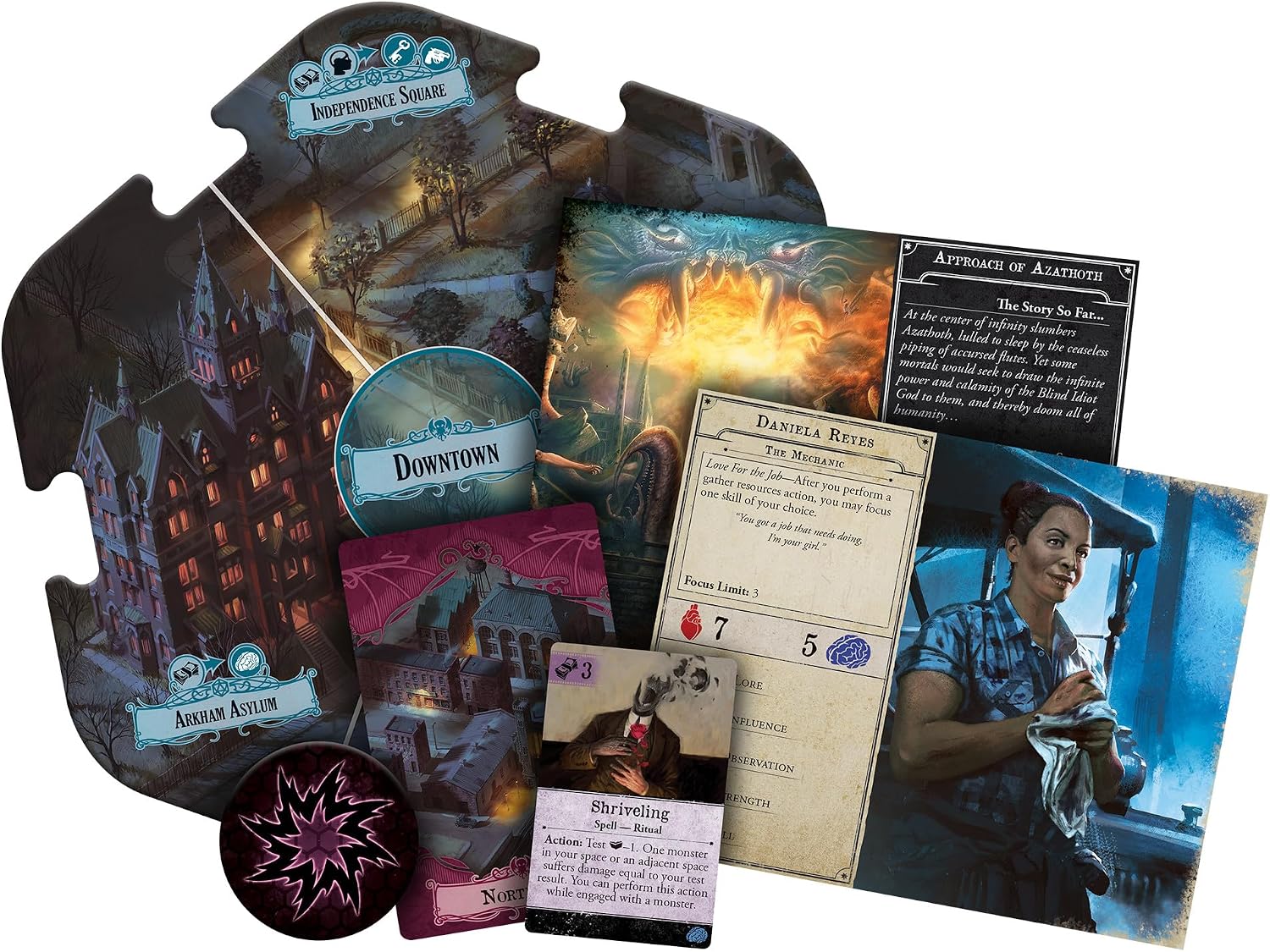 Fantasy Flight Games FFGAHB01 Arkham Horror Third Edition, Multicolor