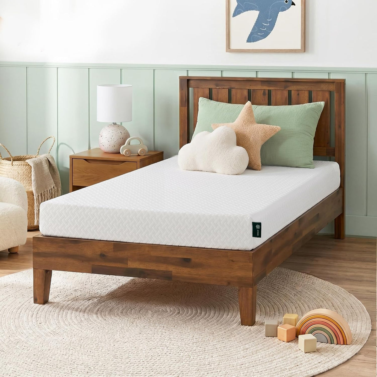 Zinus 5 Inch Twin Cooling Essential Memory Foam Mattress, Medium Feel