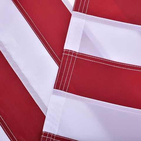 American Flag 2x3 FT, US Flag USA High Wind with Embroidered Stars, Sewn Stripes, Brass Grommets, Durable USA Flag Outdoor Outside