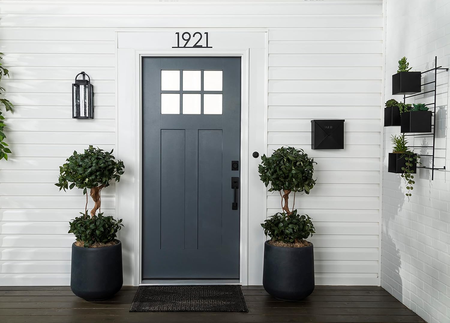 Rust-Oleum 369387 Advanced Dry Door & Trim Paint, Quart, Satin Alpine Gray