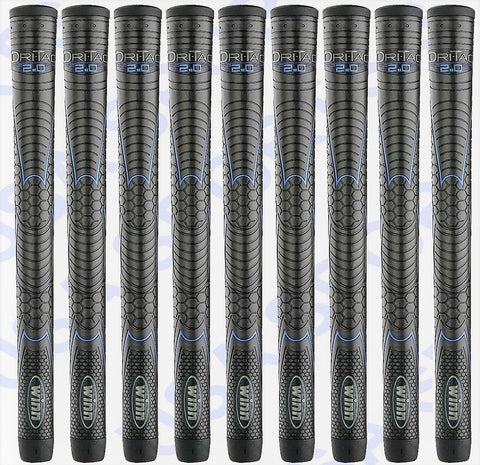 Winn Midsize Dri-Tac 2.0 Golf Grip, Set OF 09 Winn Midsize Golf Grip polymer technology