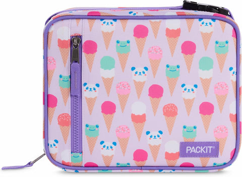 PackIt Freezable Classic Lunch Box, Ice Cream Critters