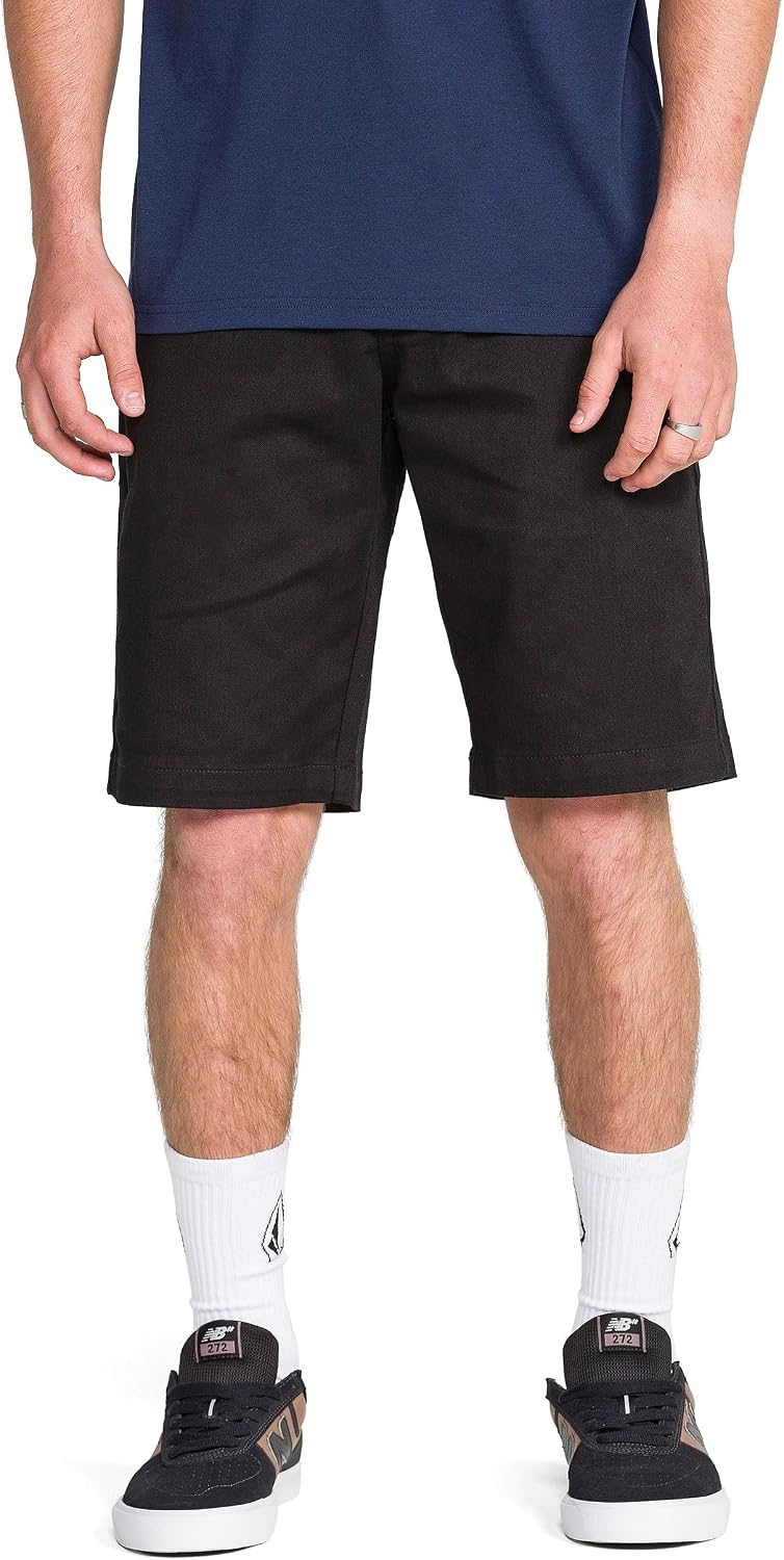 Volcom Men's Vmonty Chino Shorts – 22” Outseam, Relaxed Fit, Durable Cotton Fabric