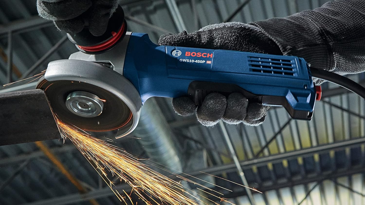 Bosch GWS10-450P 4-1/2 In. Ergonomic Angle Grinder with Paddle Switch