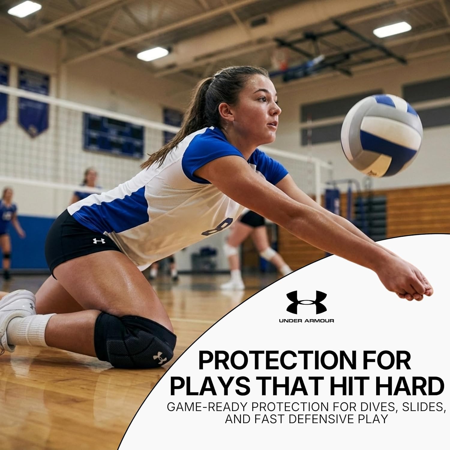 Under Armour Volleyball Knee Pads, Set of 2