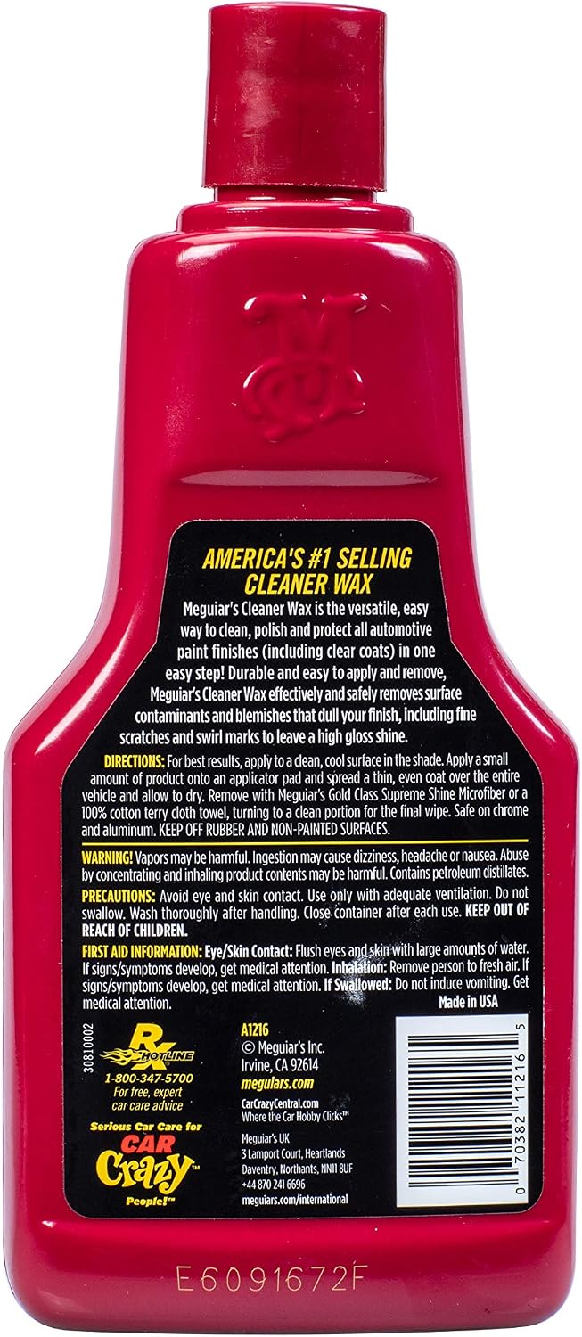 Meguiar’s Cleaner Wax, 16 Oz
