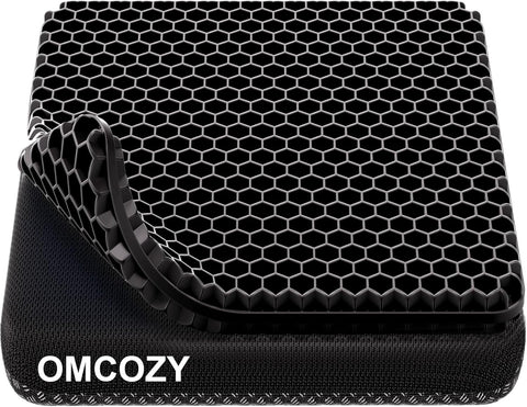 Gel Seat Cushion, Cooling Honeycomb Design for Office Chair Car Wheelchair
