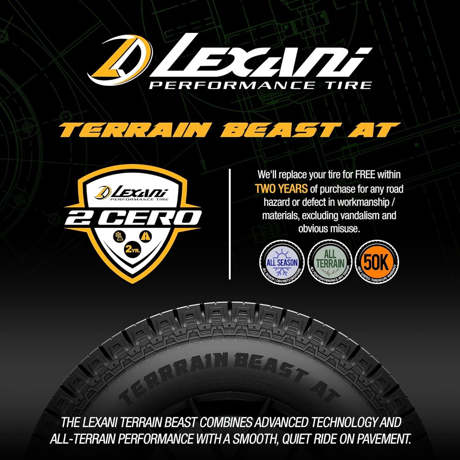Lexani Terrain Beast AT 215/75R15 100T
