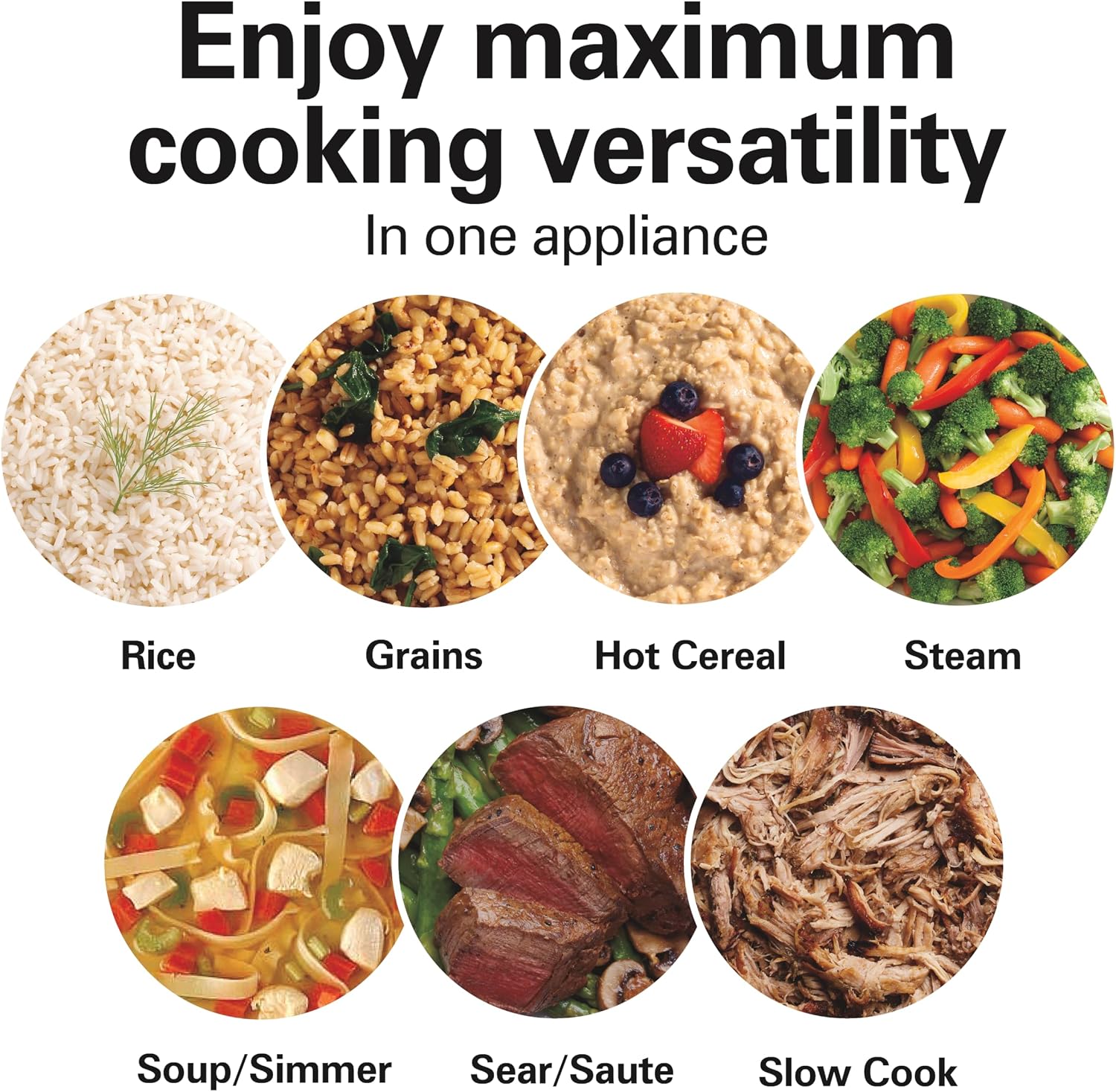 Hamilton Beach Digital Programmable Rice Cooker & Food Steamer