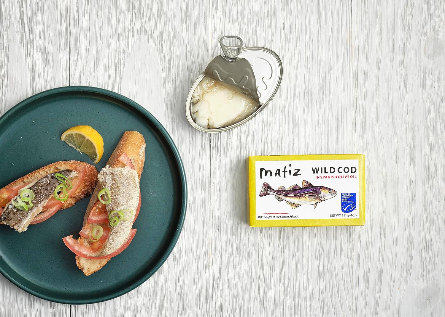 Matiz Wild Cod in Olive Oil, 12 Pack