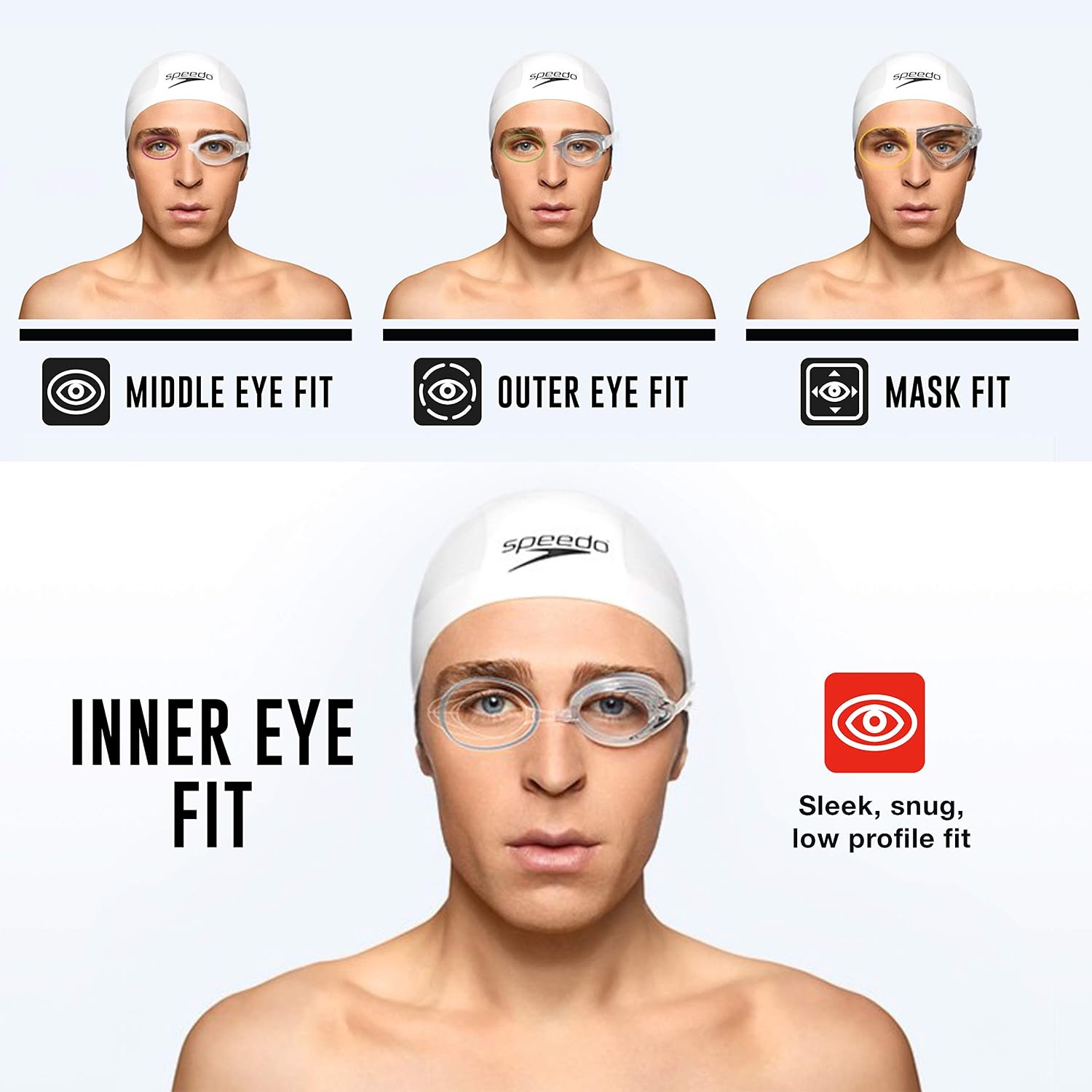 Speedo Women's Swim Goggles Mirrored Vanquisher