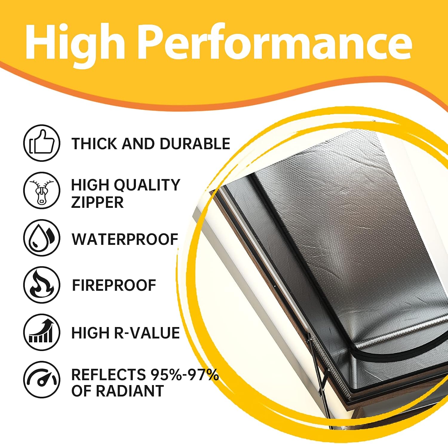 Attic Stairs Insulation Cover 25"x54"x11", Pull Down Ladder Attic Door Insulation Cover for Garage, Easy Use Installation Tool 400 Staples
