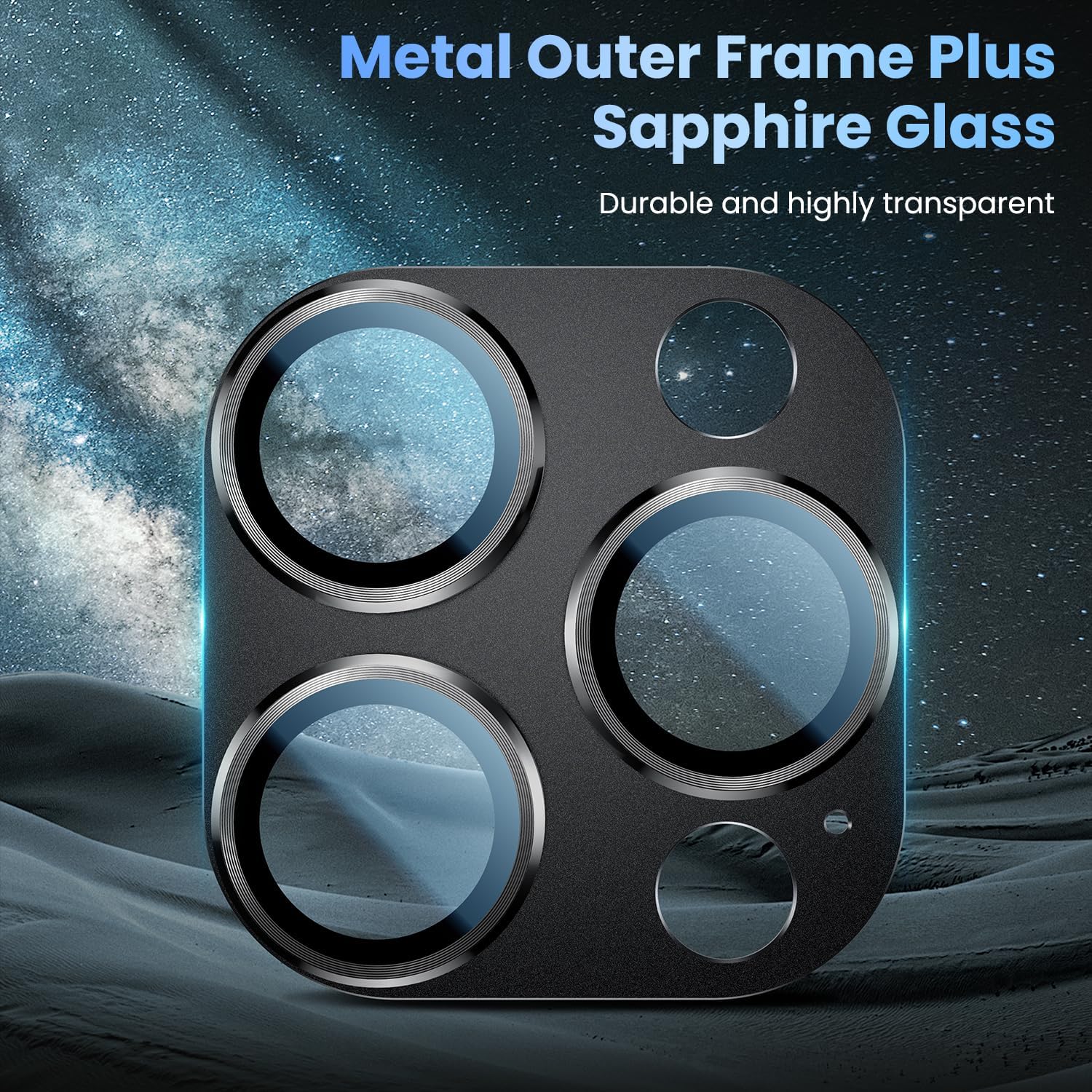 Uyiton for iPhone 16 Pro/iPhone 16 Pro Max Camera Lens Protector