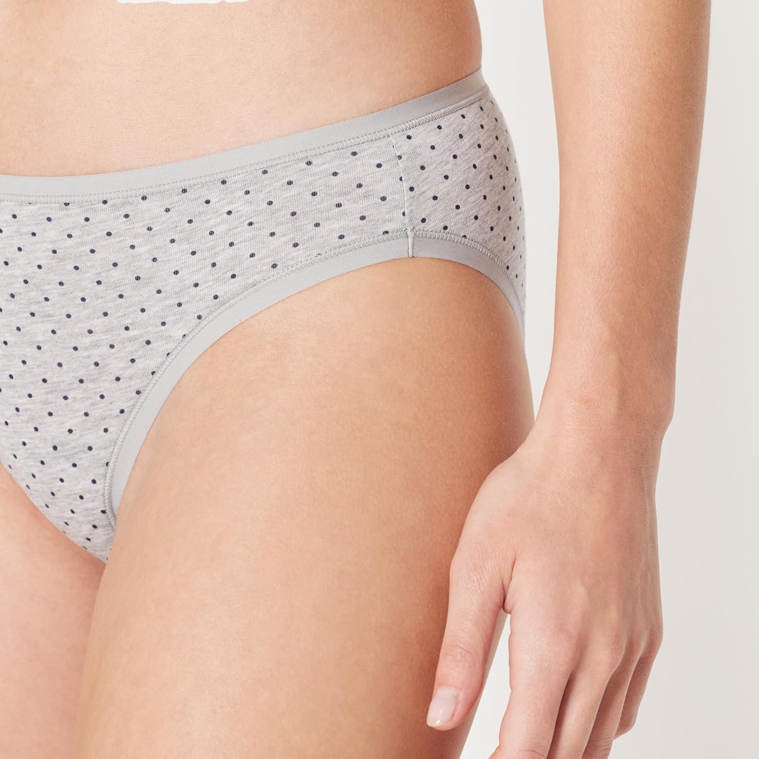 Amazon Essentials Women's Cotton Spandex Bikini Brief Underwear (Available in Plus Size)