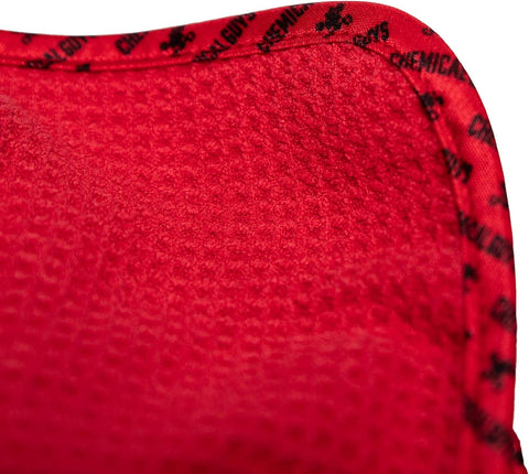 Chemical Guys, Waffle Weave Glass & Window Microfiber Towel, Red, 24 x 16