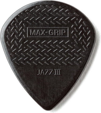 Jim Dunlop Max-Grip® Jazz III Stiffo Pick 1.38MM - 6 Pack