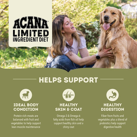 ACANA Singles Limited Ingredient Dry Dog Food Pork & Squash 22.5lb Bag