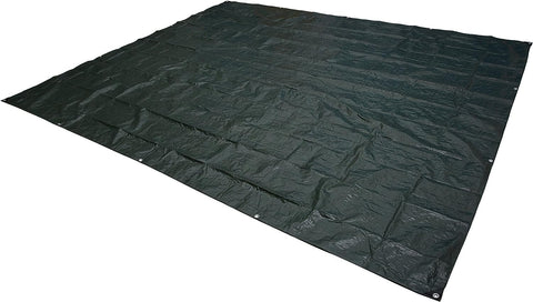 Amazon Basics Waterproof Multipurpose Camping Tarp with Reinforced Corners and Edges, Protective Cover, 9.5 x 11.3 Feet, Dark Green
