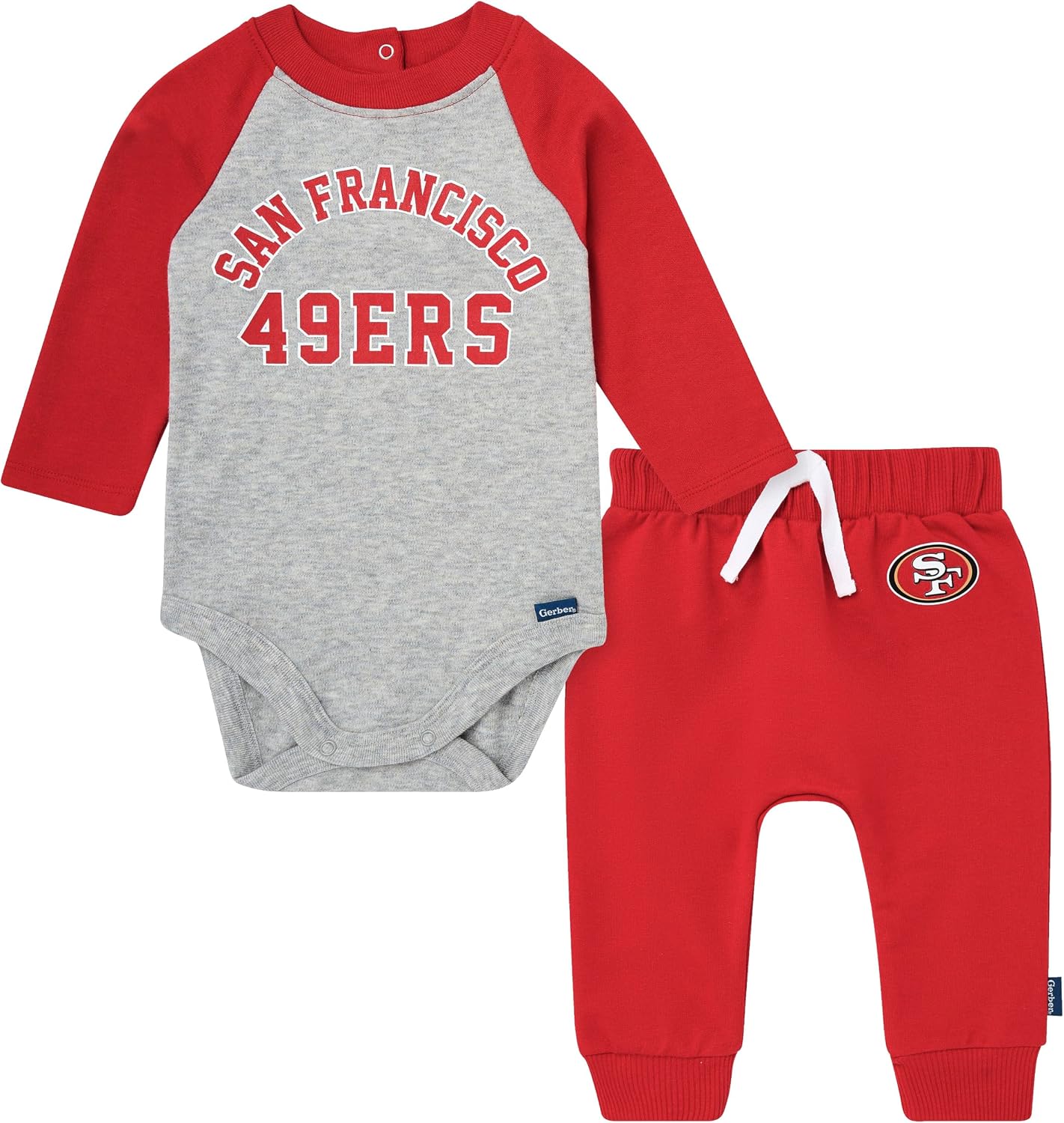 Gerber NFL unisex-baby Nfl Onesie Bodysuit and Jogger Set