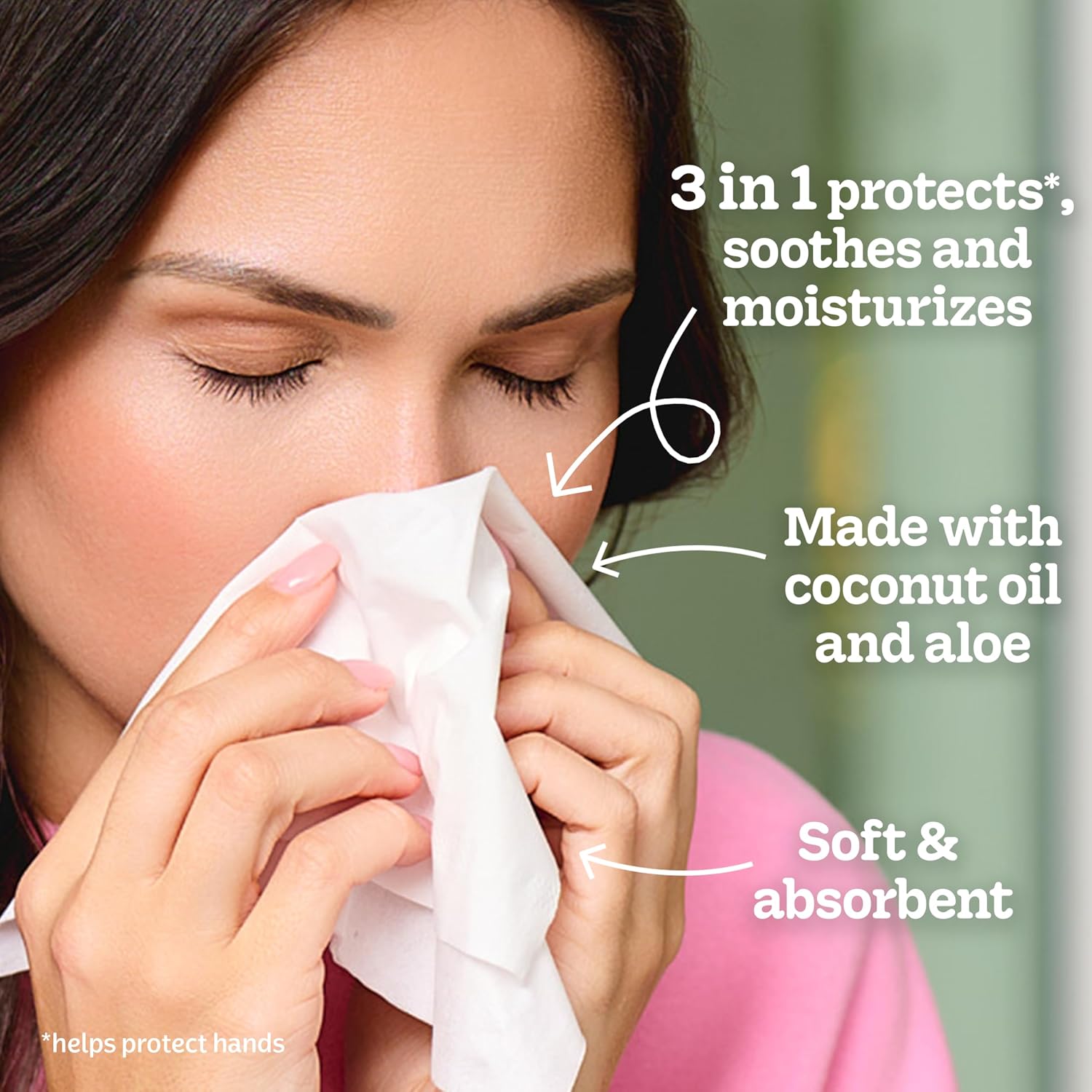 Kleenex Lotion Facial Tissues, 8 Cube Boxes, 80 Tissues per Box