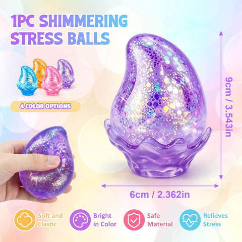 Water Drop Squeeze Toys, Raindrop Squishy Stress Ball for Adults, Sensory Fidget Toys for Kids with Autism, Squeeze Toys for Anxiety Stress Relief, Perfect Holiday and Birthday Gifts, Classroom Prizes