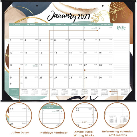 2027 Desk Calendar - Desk Calendar 2027 Large 22x17, Jan. 2027 - Dec. 2027