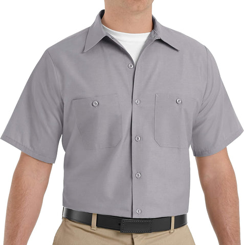 Red Kap Men's Performance Tech 2 Piece Lined Collar Shirt