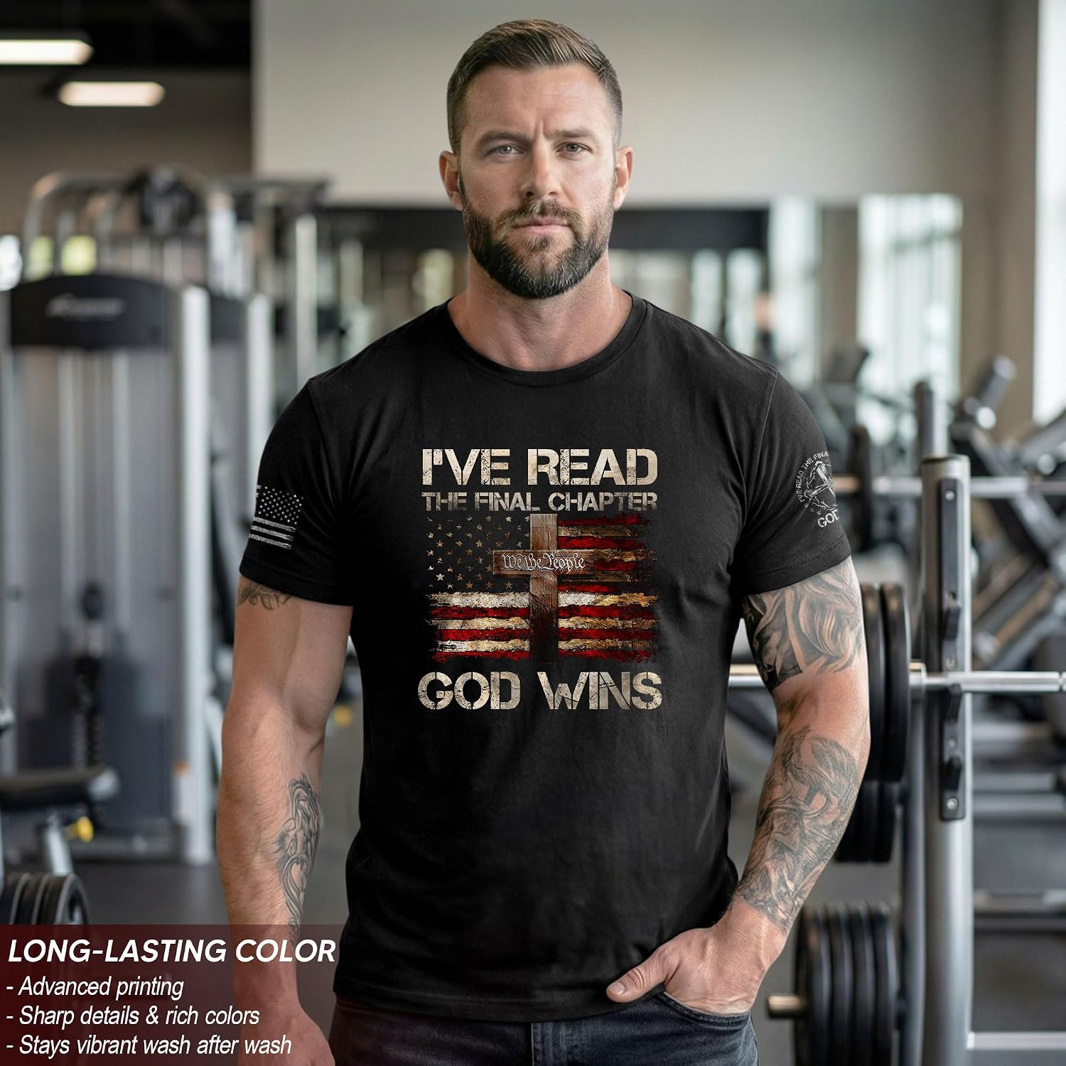 Ive Read The Final Chapter God Wins Shirt, Cross Shirt 1