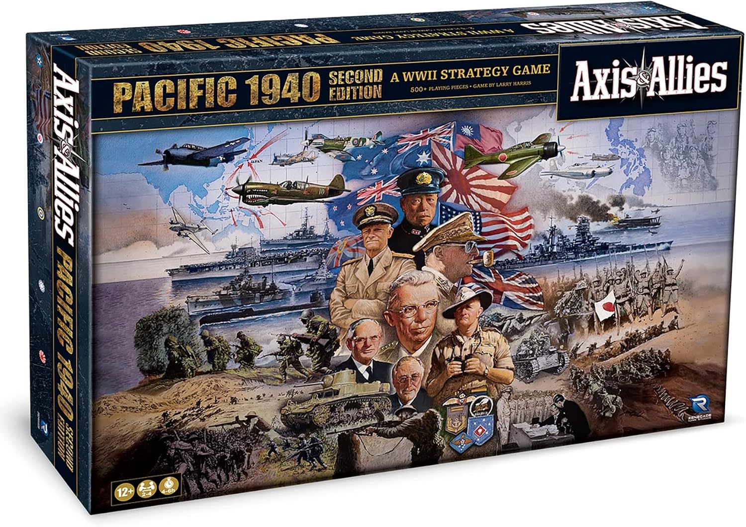 Renegade Game Studios Axis & Allies 1940 Pacific 2nd Edition Board Game