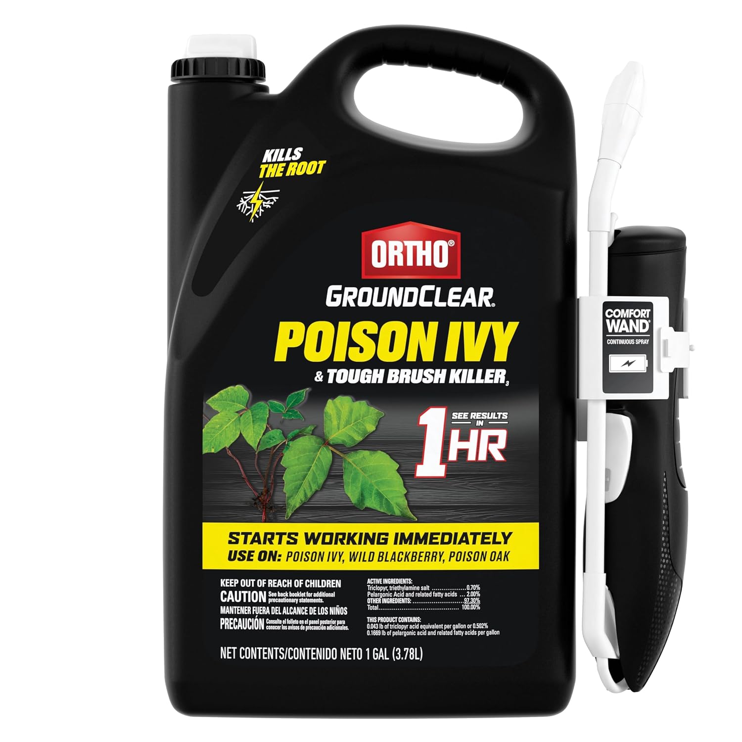 Ortho GroundClear Poison Ivy & Tough Brush Killer3, 1 gal.