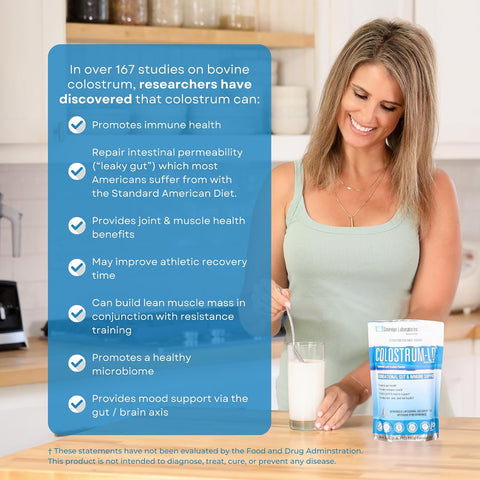 Sovereign Laboratories Colostrum-LD Powder, Liposomal, Unflavored, 6 oz