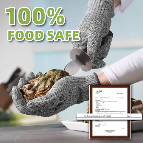 Schwer 10 Pairs SlicePro A9 Cut Resistant Gloves, Food Grade, PR1501-G, XL