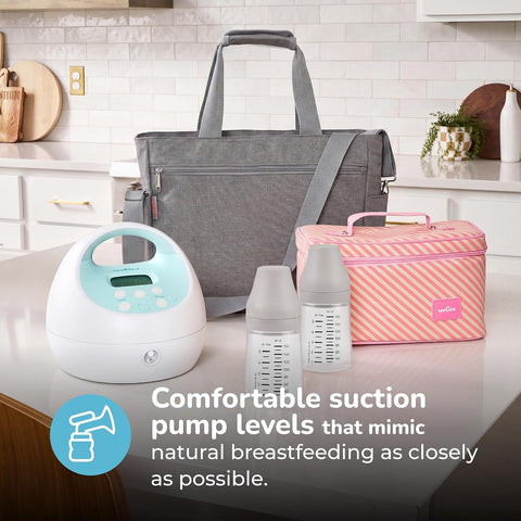 Spectra Baby S1 Plus Electric Breast Milk Pump with Tote, Bottles & Cooler