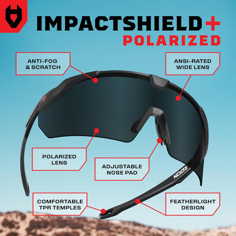 NoCry Anti-Fog Safety Glasses for Men and Women — Work Sunglasses