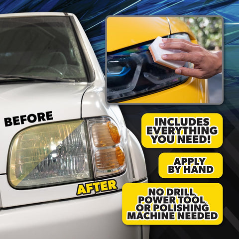 Chemical Guys, Headlight Restoration & Ceramic Kit, with Applicator