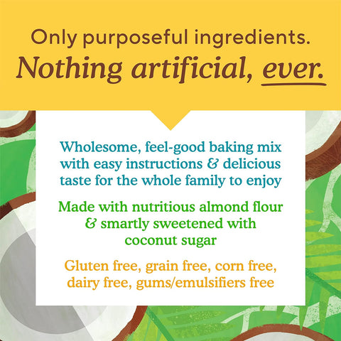 Simple Mills Almond Flour Baking Mix, Chocolate Muffin & Cake Mix - Gluten Free, Plant Based, Paleo Friendly, 11.2 Ounce (Pack of 6)