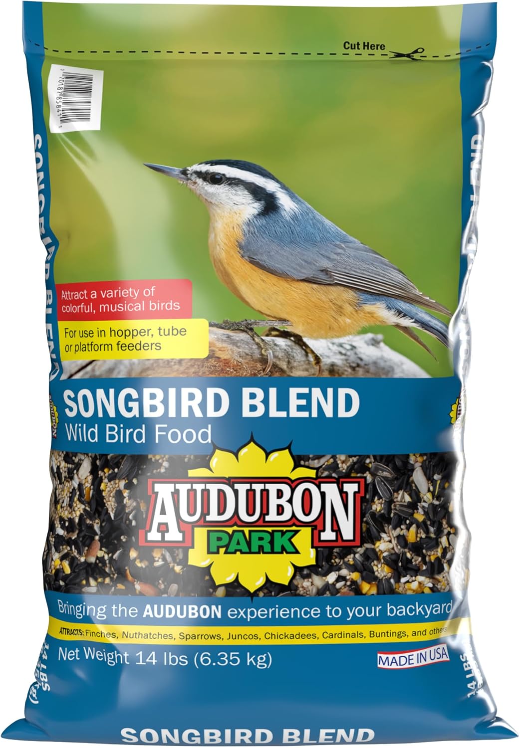 Audubon Park Songbird Wild Bird Seed, 14 lb.