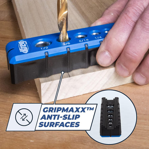 Kreg Portable Drilling Guide, 6 Hardened Drill Guides, KDG-6000