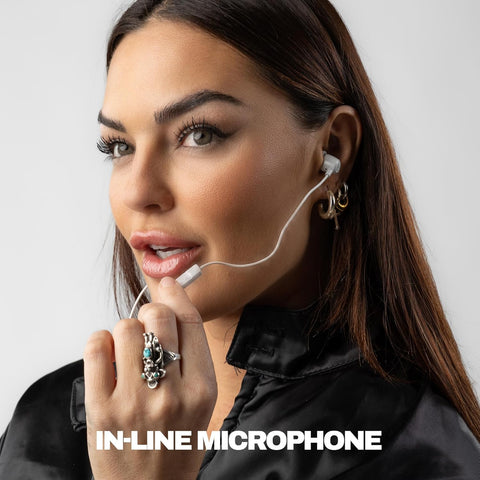 Skullcandy Jib USB-C Wired Earbuds with Noise Isolating Fit - Bone
