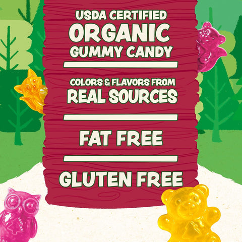 Black Forest Organic Forest Friends Candy, USDA Organic, 18 oz Bag
